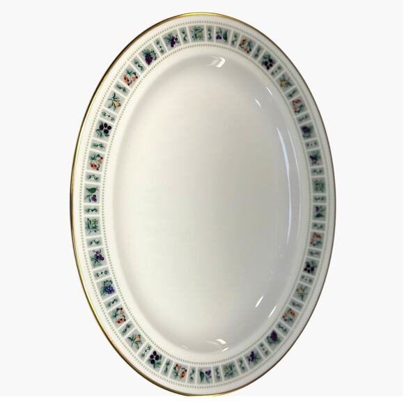 Royal Doulton England Tapestry TC1024 Fine China 13.25 x 10 Oval Serving Platter - Picture 4 of 5